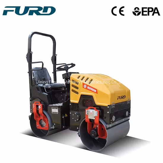 Hydraulic Steering 1 Ton Road Roller Machine Compactor Asphalt Road Roller Fyl-880