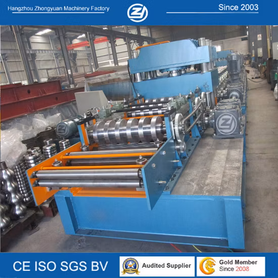 Automatic Mobile Curbing Concrete Highway Guardrail Roll Forming Machine